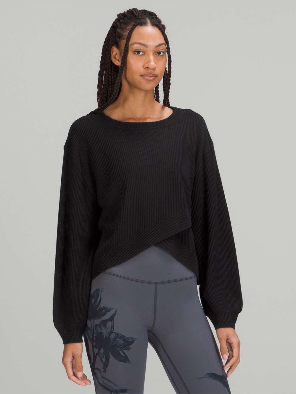 Lululemon Reversible Crossover Sweater - Black (First Release)
